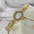 Light Green Stone White Face