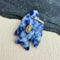 Blue White Texture Crystal Fish Style (款96)