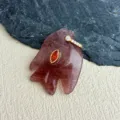 Natural Strawberry Quartz Fish Leaf Style (款99)