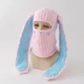 Eén maat / Roze Blauw Hart Konijnenoren