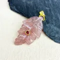 Roze Kristal Gesneden Bladstijl (款4.)