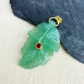 Green Crystal Carved Leaf Style (款6)