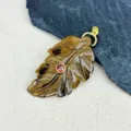 Tiger Eye Carved Leaf Style (款9)
