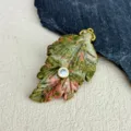 Unakite Carved Leaf Style (款17)