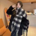 230cm / Black & White Check