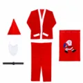 Set Uomo in Velluto Dorato 6 Pezzi Con Borsa