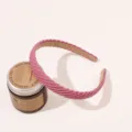 Diadema Básica de Lana de 2cm / Rosa