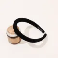 2cm Knitted Sponge Headband / Black