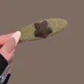 1 Stück / Grüner Polka Dot Kaffee Stern Ovaler Snap-Clip