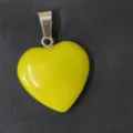 Solo Colgante (Sin Cadena) / 20mm / Amarillo jengibre