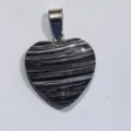 Solo Colgante (Sin Cadena) / 20mm / 73-Turquesa Rayada (Sintética)