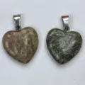 Solo Colgante (Sin Cadena) / 20mm / 29-Piedra Flor Verde Nacional