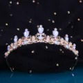 Oval Gem Crown (NS1066) / Gold Blue