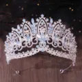 Oval Gem Crown (NS1323) / Silver Blue
