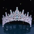 Oval Gem Crown (NS1092) / Silver Green