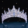 Oval Gem Crown (NS1092) / Silver Blue
