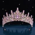 Oval Gem Crown (NS1092) / Gold Pink