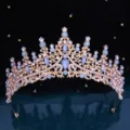 Oval Gem Crown (NS1092) / Gold Blue