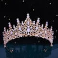 Oval Gem Crown (NS1092) / Gold Milky White