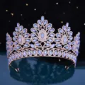 Oval Gem Crown (NS1170) / Gold Blue