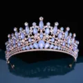 Oval Gem Crown (NS1161) / Gold Blue