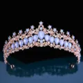 Oval Gem Crown (NS1152) / Gold Blue