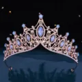 Oval Gem Crown (1175) / Gold Blue