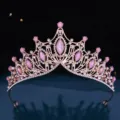 Oval Gem Crown (1175) / Rose Gold Pink