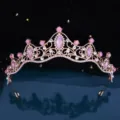 Oval Gem Crown (1077) / Gold Pink
