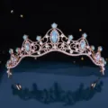 Oval Gem Crown (1077) / Gold Green