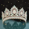 Oval Gem Crown (NS1170) / Gold Green