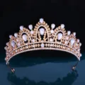 Oval Gem Crown (1176) / Gold White