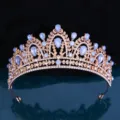 Oval Gem Crown (1176) / Gold Blue