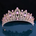 Oval Gem Crown (1176) / Gold Pink