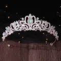 Oval Gem Crown (1049) / Silver Green