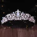 Oval Gem Crown (1049) / Silver Blue