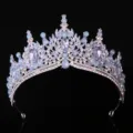 Oval Gem Crown (1335) / Silver Blue