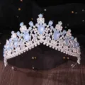 Oval Gem Crown (1339) / Silver Blue