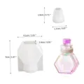 03-Bouteille à la Dérive Hexagonale / Blanc Translucide