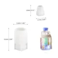 07-Bouteille à la Dérive Cylindrique / Blanc Translucide