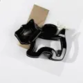 9cm Σχήμα Σκύλου / Γυαλιστερό Μαύρο