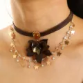 Layered Flower Butterfly Tassel Style (S592)
