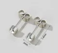 White Rhinestone Style / 3mm / Steel