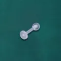 Flat Head Style / 1.2mm x 6mm (1 Piece) / Clear