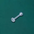 Flat Head Style / 1.2mm x 8mm (1 Piece) / Clear