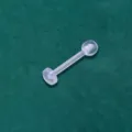 Flat Head Style / 1.2mm x 10mm (1 Piece) / Clear