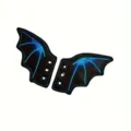 Schwarz-Blau Bestickter Stil (04) / 04