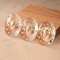 Forma Uovo Goccia di Pioggia / 48mm / Bianco trasparente