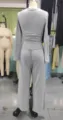 XS / Top And Bottom / Light Gray