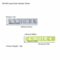 Bande de Motif MOIN (D4180) / 16.9x3.3x0.9cm